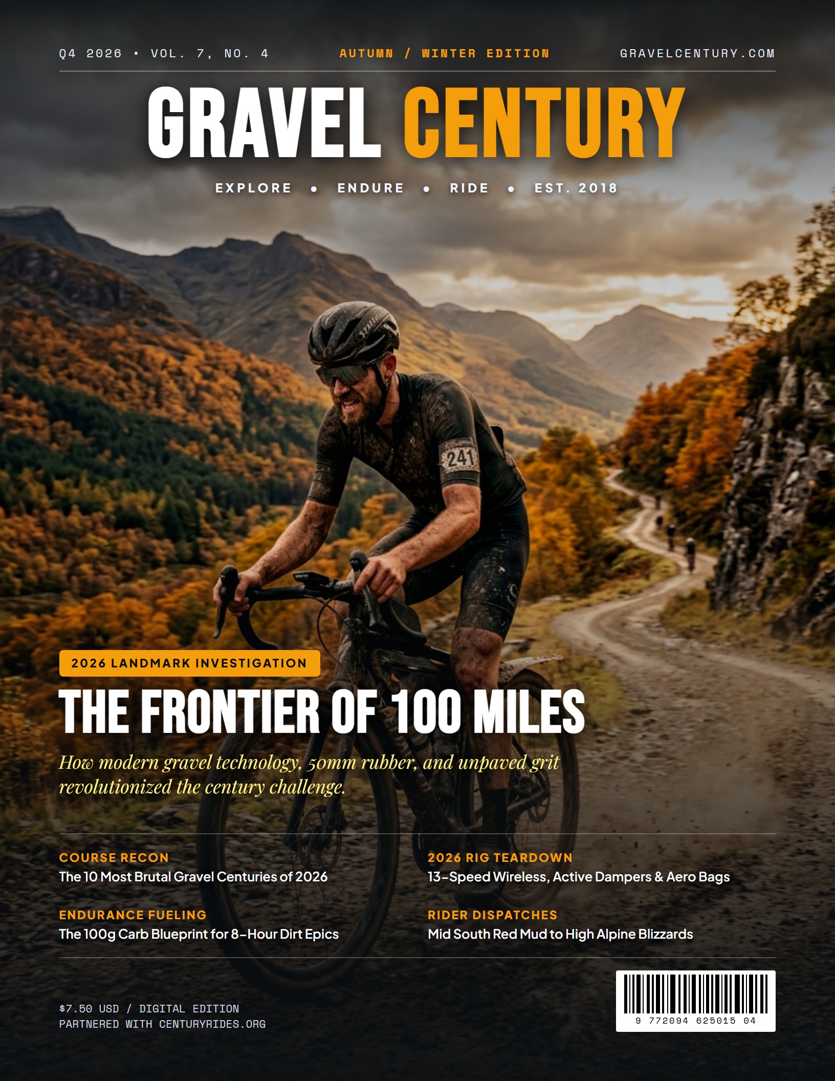 Gravel Century Magazine Q4 2026 Cover